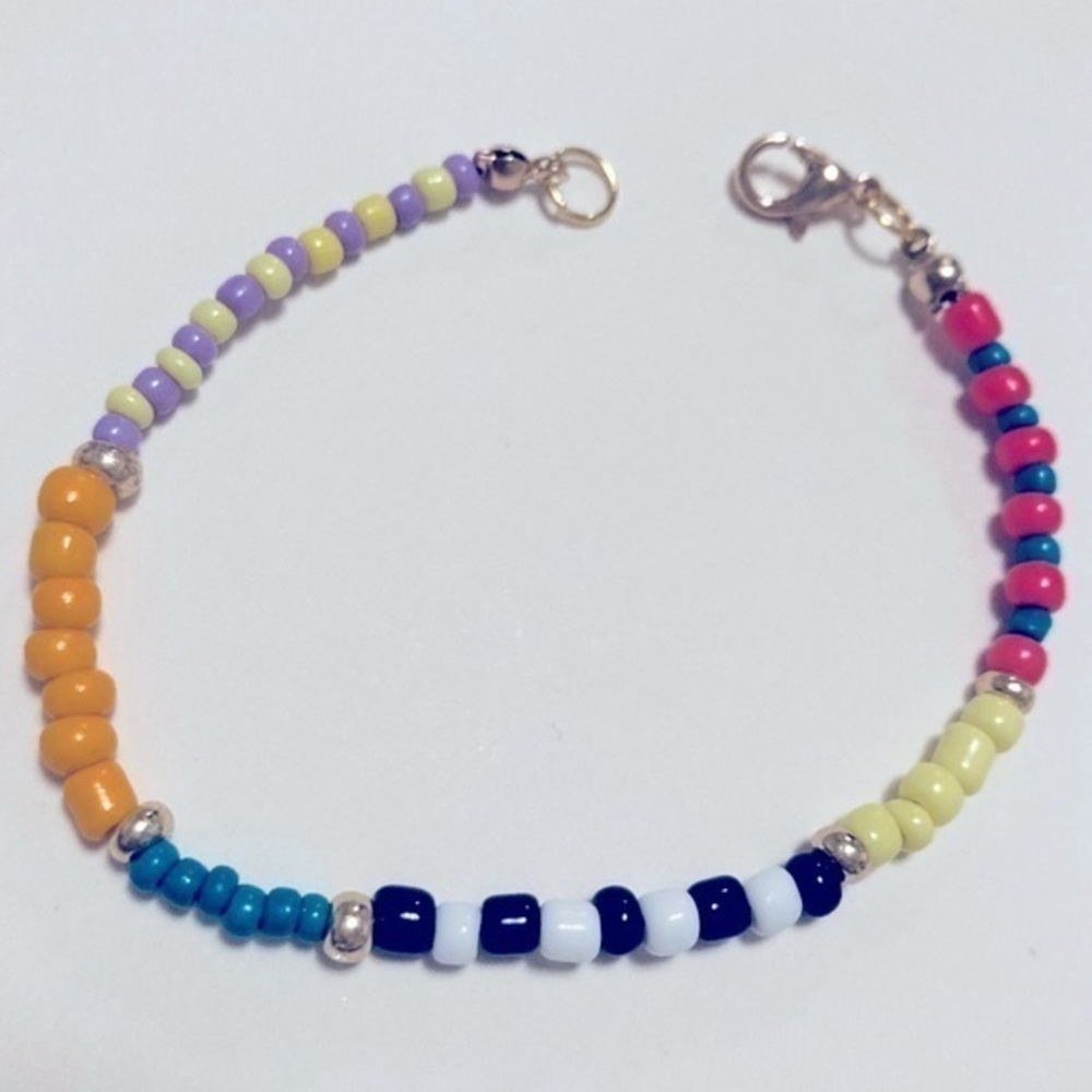 Handmade Glass Bead Bracelet | H30